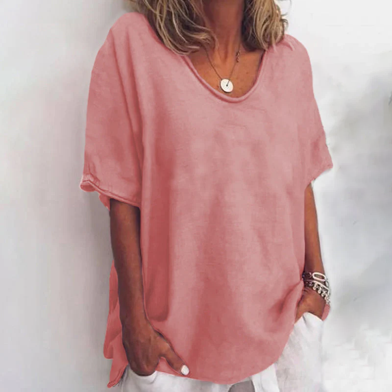 ELLOWAY™ | Round-Neck Relaxed Top