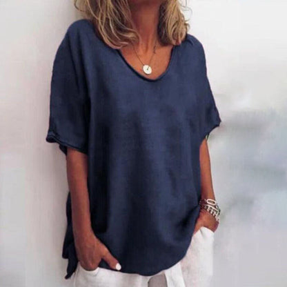 ELLOWAY™ | Round-Neck Relaxed Top