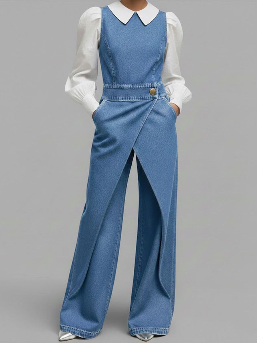 LOUISE™ | Wrap-Front Jumpsuit