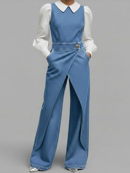 LOUISE™ | Wrap-Front Jumpsuit