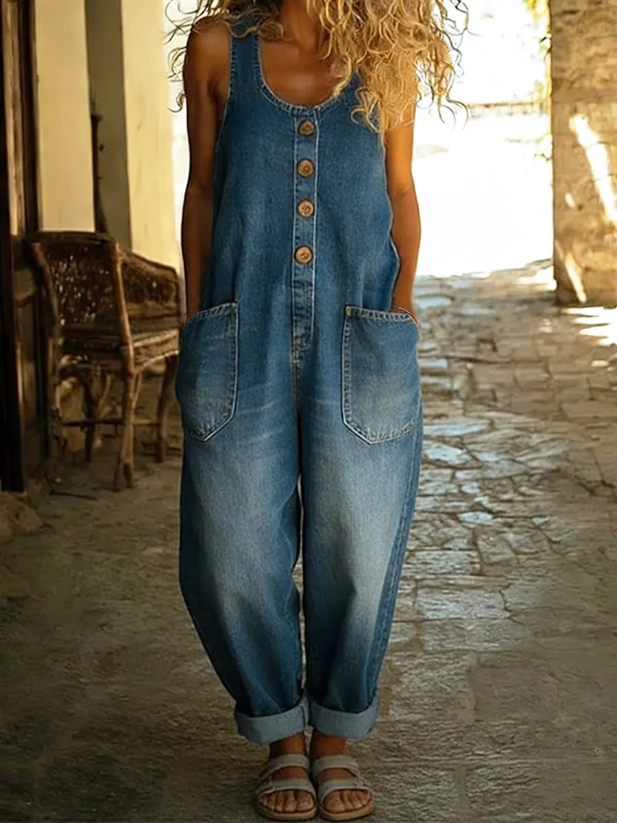 CHARIS™ | Denim Jumpsuit