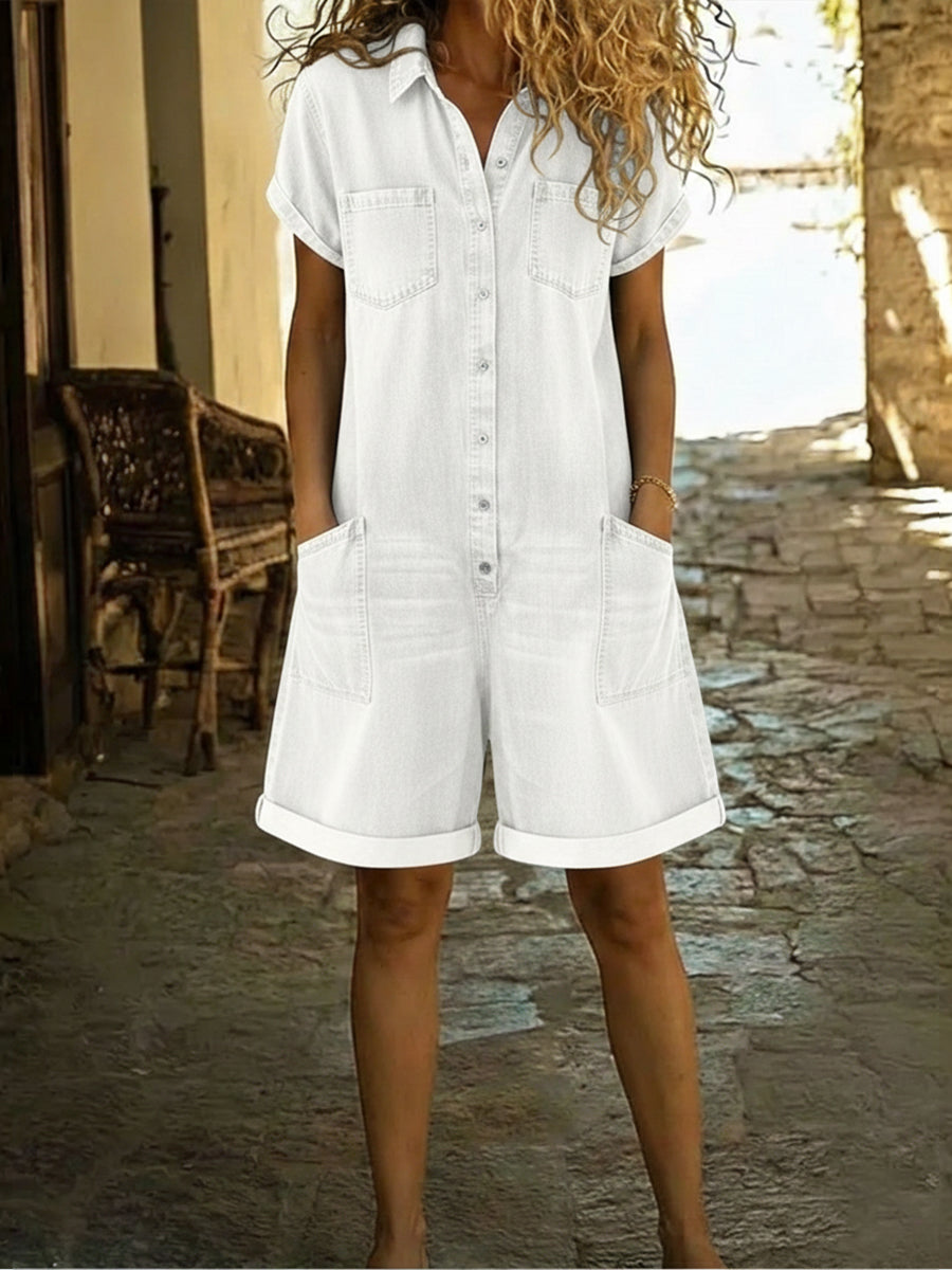 DARCEY™ | Denim Romper