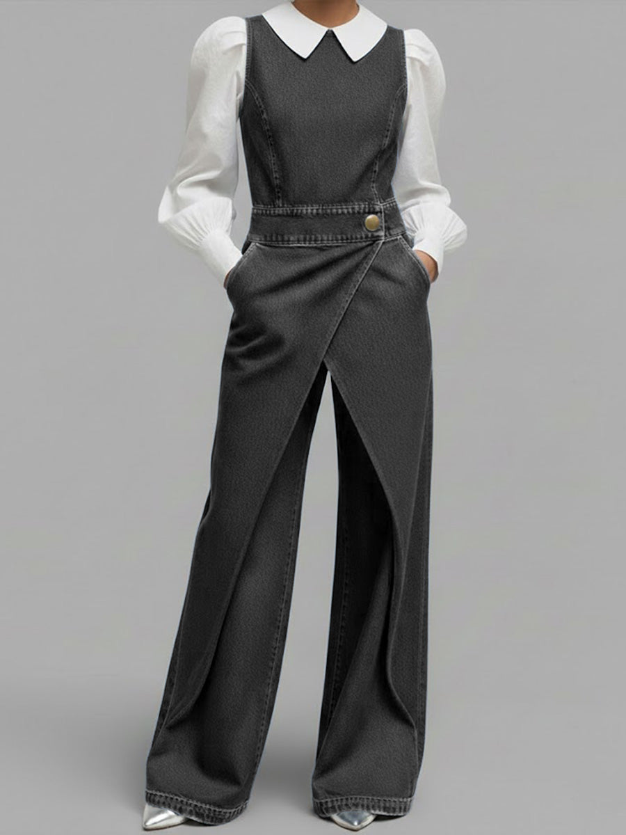 LOUISE™ | Wrap-Front Jumpsuit