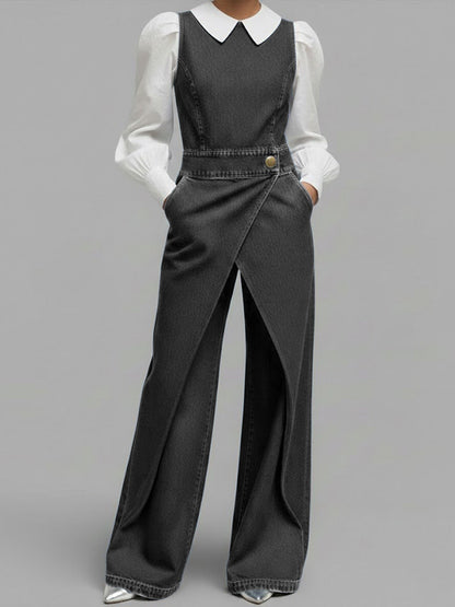 LOUISE™ | Wrap-Front Jumpsuit