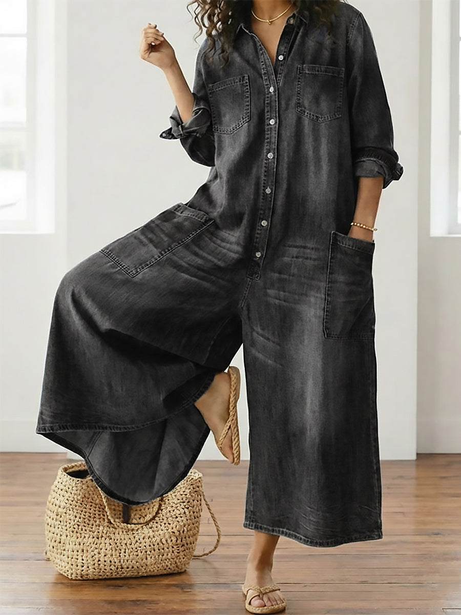 DIANA™ | Denim Jumpsuit