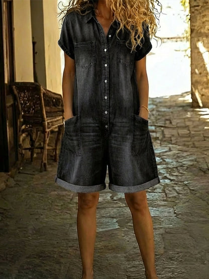 DARCEY™ | Denim Romper