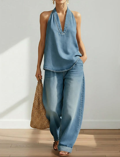 MICHELLE™ | Denim Two-Piece