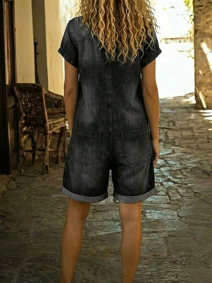 DARCEY™ | Denim Romper