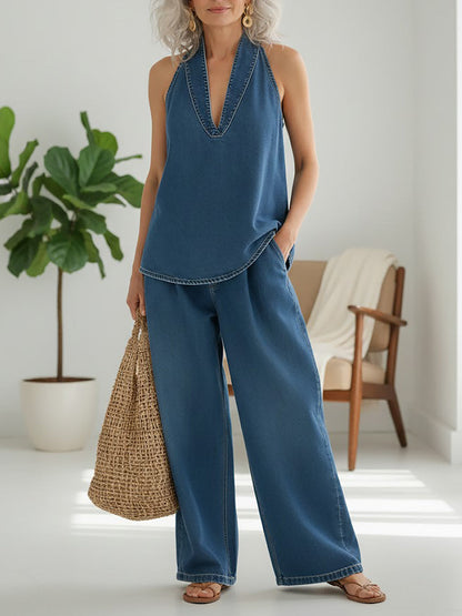 MICHELLE™ | Denim Two-Piece