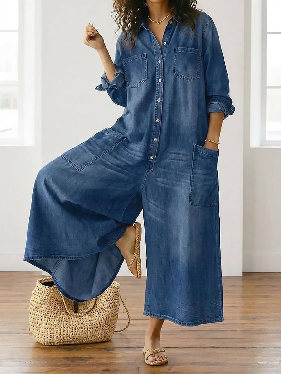 DIANA™ | Denim Jumpsuit