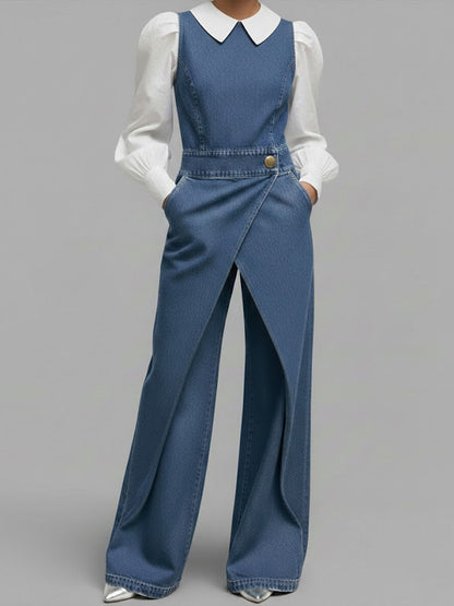 LOUISE™ | Wrap-Front Jumpsuit