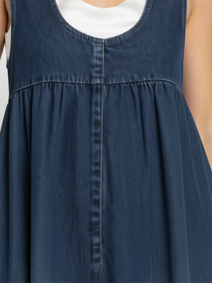 HANNAH™ | Denim Maxi Dress
