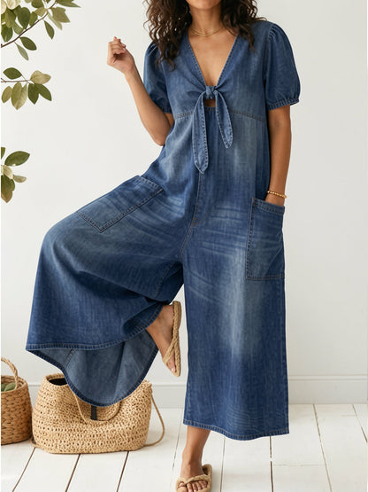 CORA™ | Tie-Front Jumpsuit