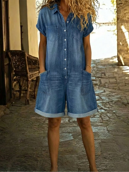 DARCEY™ | Denim Romper