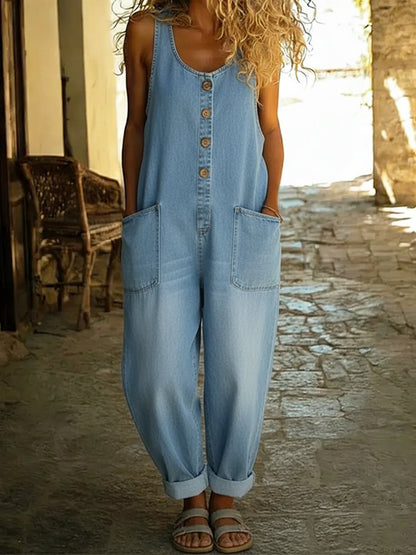CHARIS™ | Denim Jumpsuit