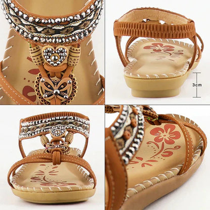 ALORA™ | Beaded Sandals