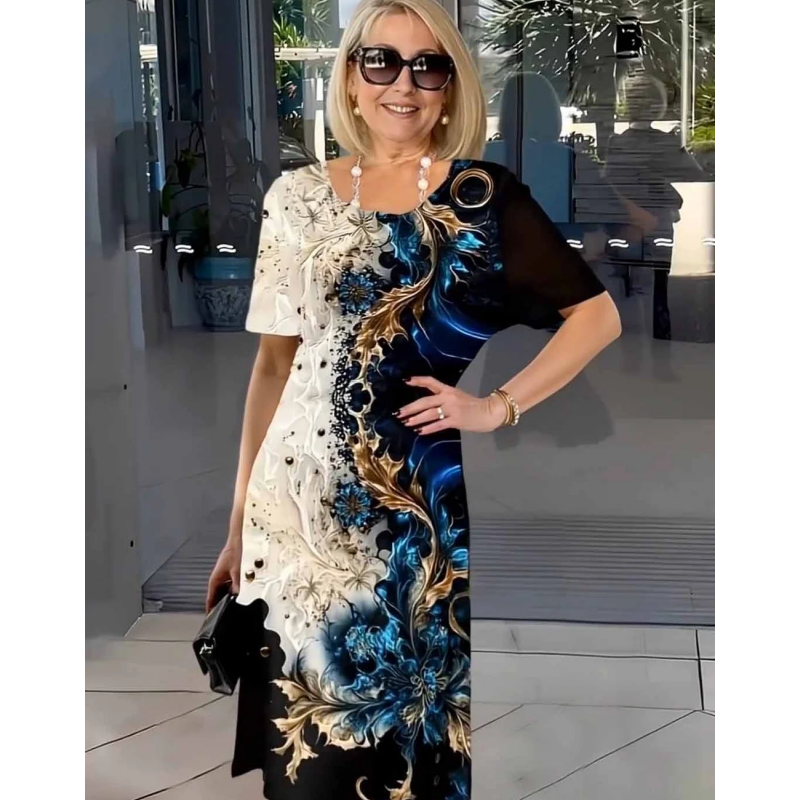 VIVIANA™ | Printed Shift Dress