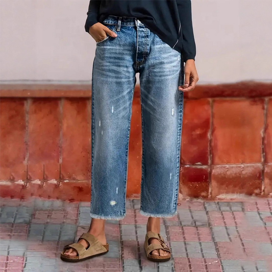 AMIRAH™ | Cropped Jeans