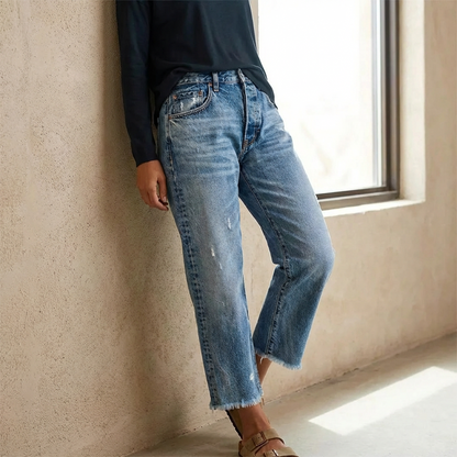 AMIRAH™ | Cropped Jeans
