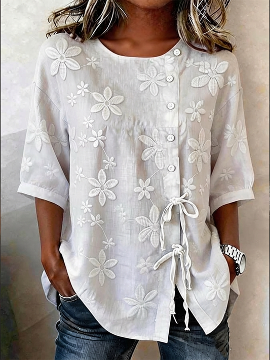 SHIRA™ | Embroidered Blouse